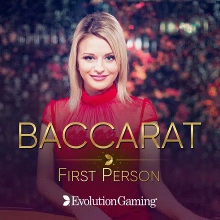 Table Games logo of First Person Baccarat from Evolution at XonBet Casino