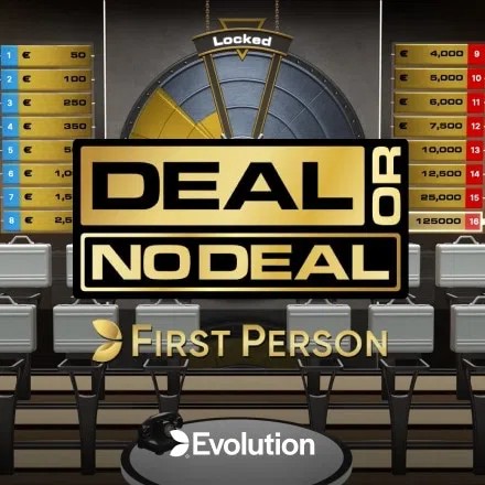 Enjoy First Person Deal or No Deal by Evolution – logo hosted on xoncasino.pl