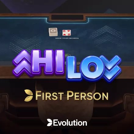 First Person Hi Lo logo by Evolution XonBet Casino