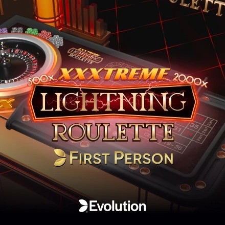 First Person XXXtreme Lightning Roulette slot logo by Evolution at XonBet Casino