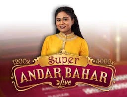 Super Andar Bahar slot visual from Evolution available on xoncasino.pl