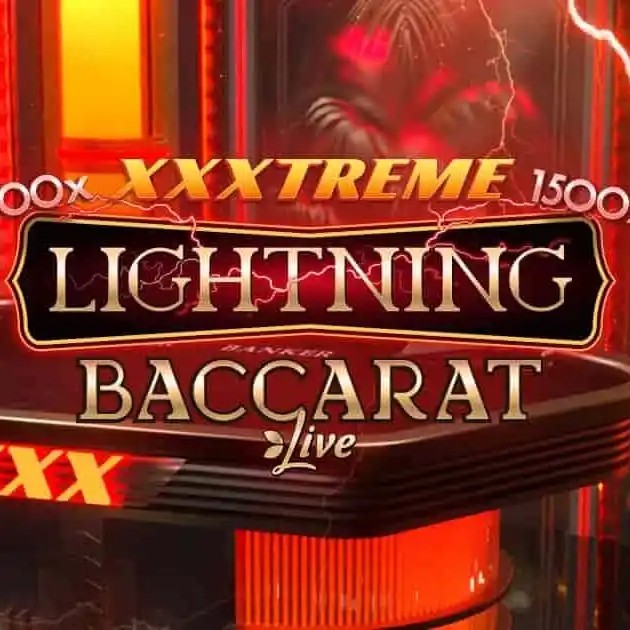 XXXtreme Lightning Baccarat logo – Live Dealer by Evolution at XonBet Casino